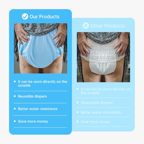 paquete de 4 pantalones reutilizables