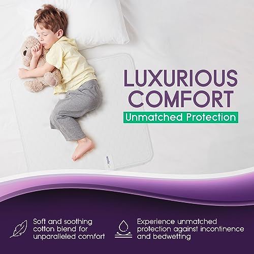 paquete de 4 protectores de cama