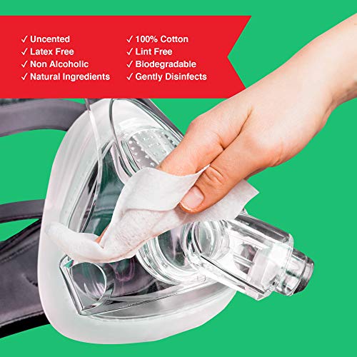 paquete de 40 toallitas para CPAP