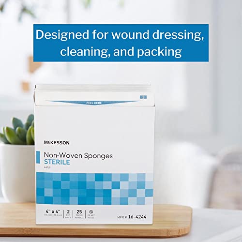 paquete de esponjas McKesson para ros auxilios