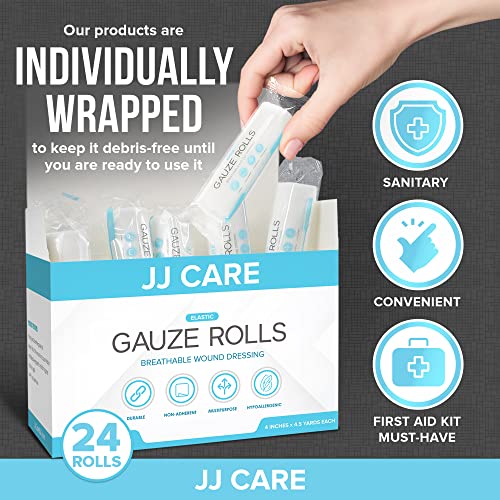 paquete de gasa de 24 rollos