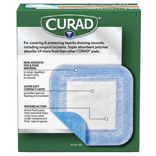 paquete de pañales curad para cuidado de heridas