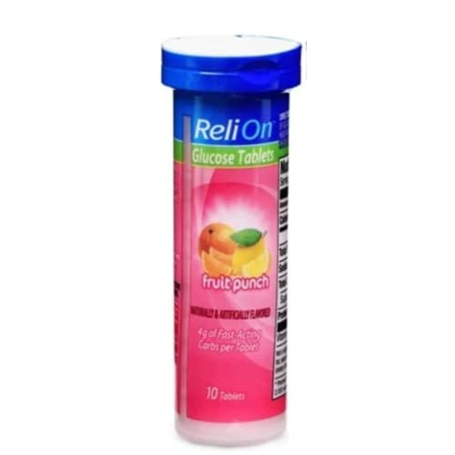 paquete de tabletas de glucosa