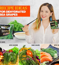 Paquete de uvas de mar versátil