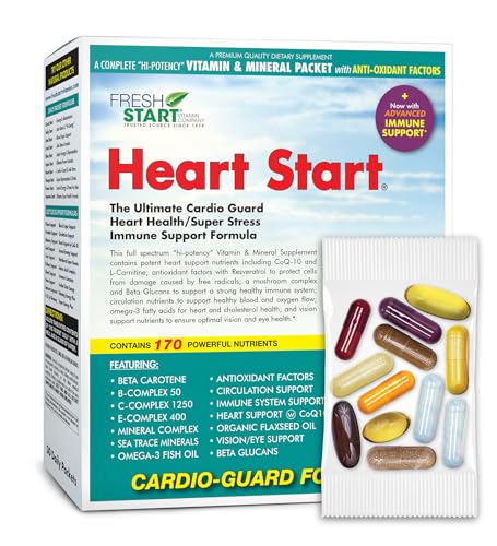 paquete diario de vitaminas para el corazón
