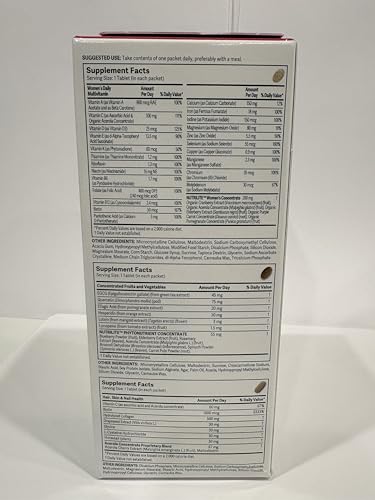 paquetes de multivitaminas Nutrilite