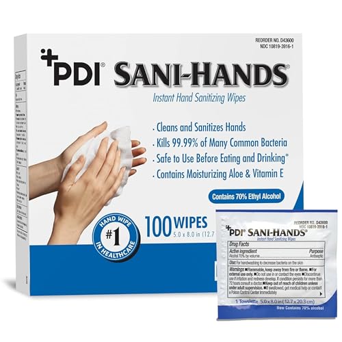 paquetes de toallitas desinfectantes Sani-Hands