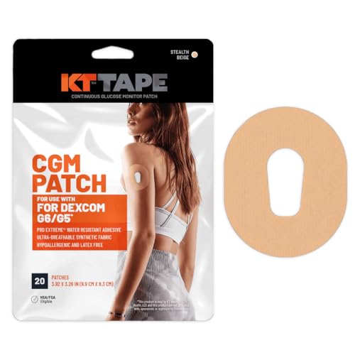 Parchas KT Tape para Dexcom G6
