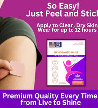 parche para síntomas de perimenopausia
