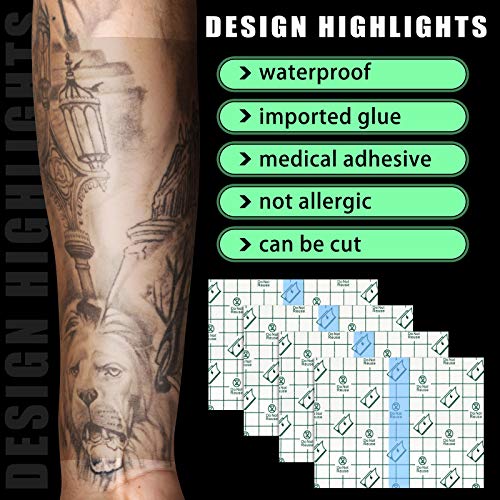 parche para tatuajes de 4 x 5 pulgadas
