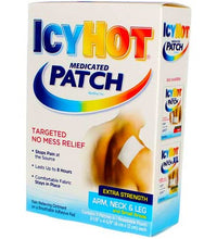 parches Icy Hot para recuperación muscular