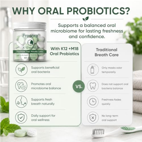 pastillas de menta para higiene oral