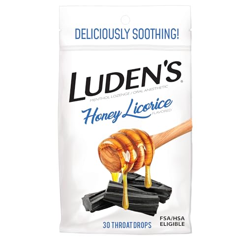 pastillas Luden's sabor miel y regaliz