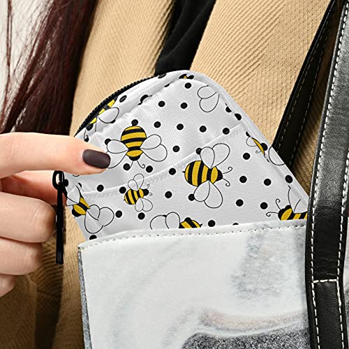pastillero colorido con lunares y abejas
