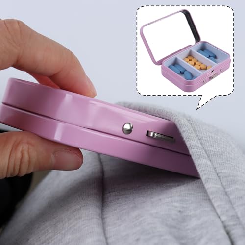 pastillero compacto para el bolso