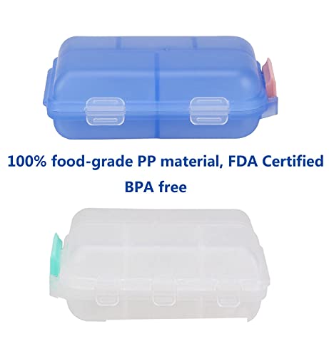 pastillero con 10 compartimentos prácticos