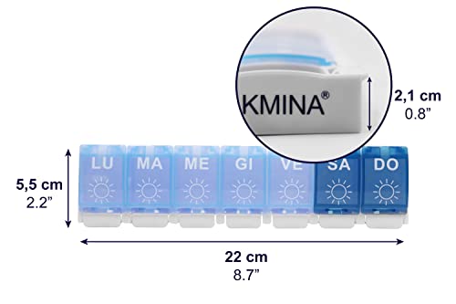 pastillero italiano para uso diario