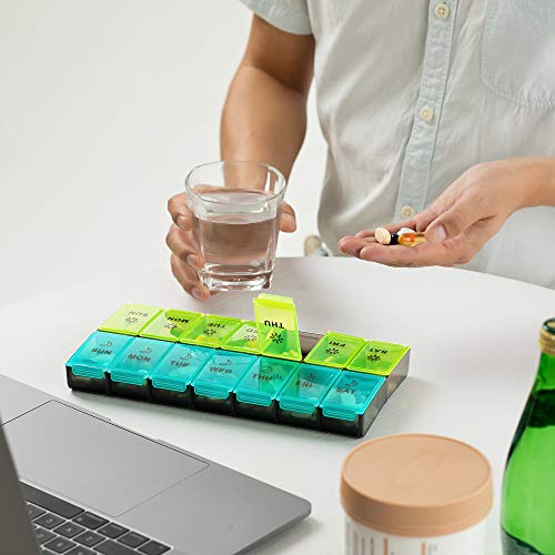 pastillero Mossime ideal para mantener tus medicamentos ordenados