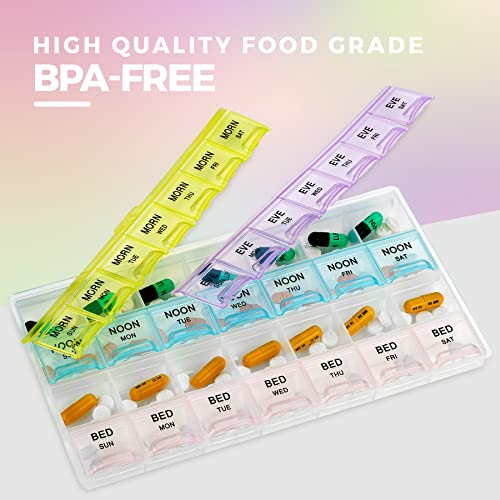 pastillero portátil libre de BPA