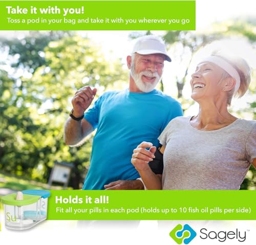 pastillero Sagely XL para mayor comodidad