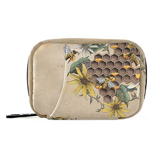 pastillero vintage girasol y abeja