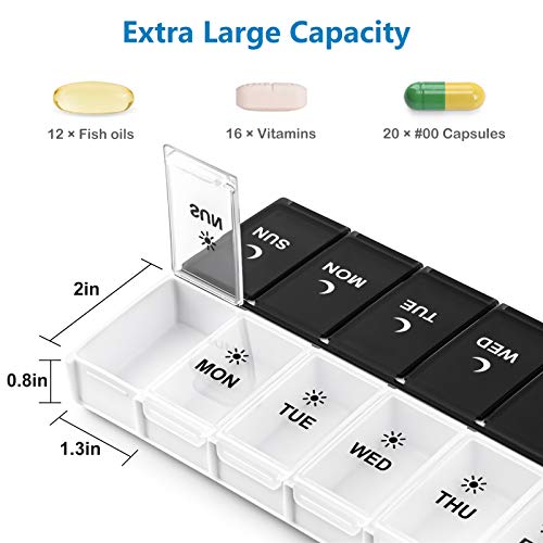pastillero XL para medicamentos diarios