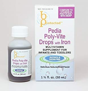 Pedia Poly-Vite con Hierro para niños