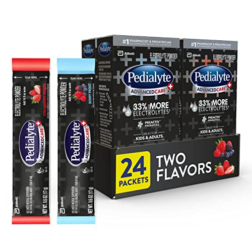 Pedialyte polvo electrolito sabor berry