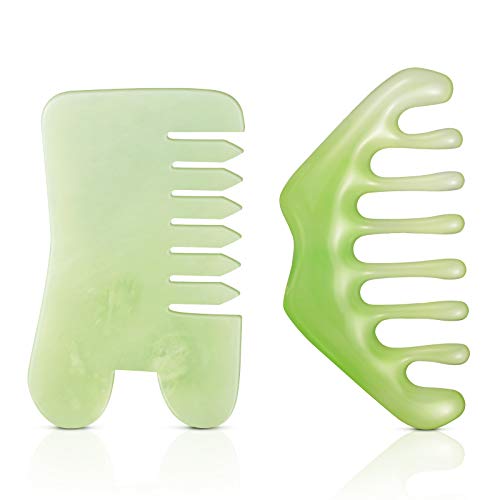 peines de jade para masaje facial