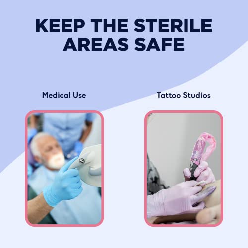 Película barrera azul para protección médica