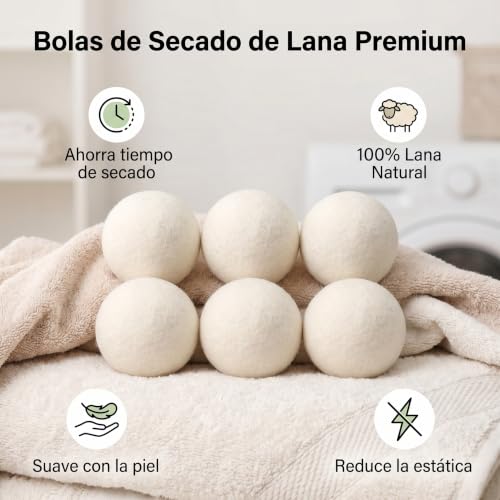 pelotas de 5 cm para secadora de ropa