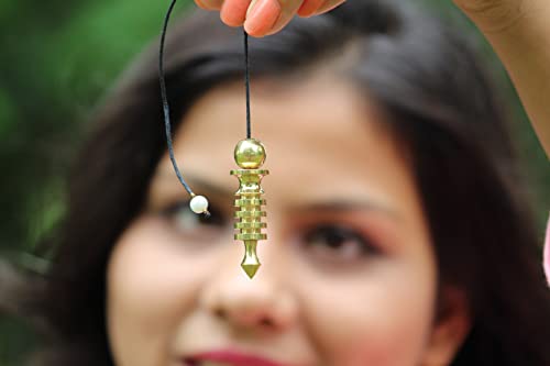péndulo de latón para rituales de bendición