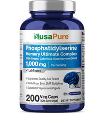 Phosphatidylserine 1000 mg cápsulas vegetales