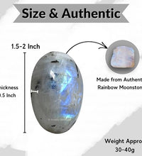 Piedra de Luna Arcoíris para equilibrio emocional