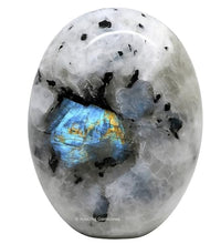 Piedra de Palma de Luna Arcoíris para meditación