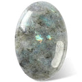 Piedra ovalada de luna blanca para meditación