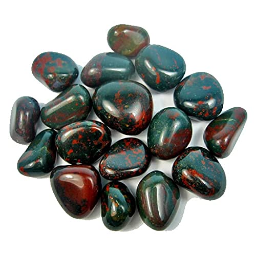 Piedra pulida de bloodstone natural