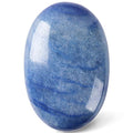 piedras de palma ovaladas de aventurina azul