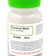 Piezas de metal de cromo para experimentos