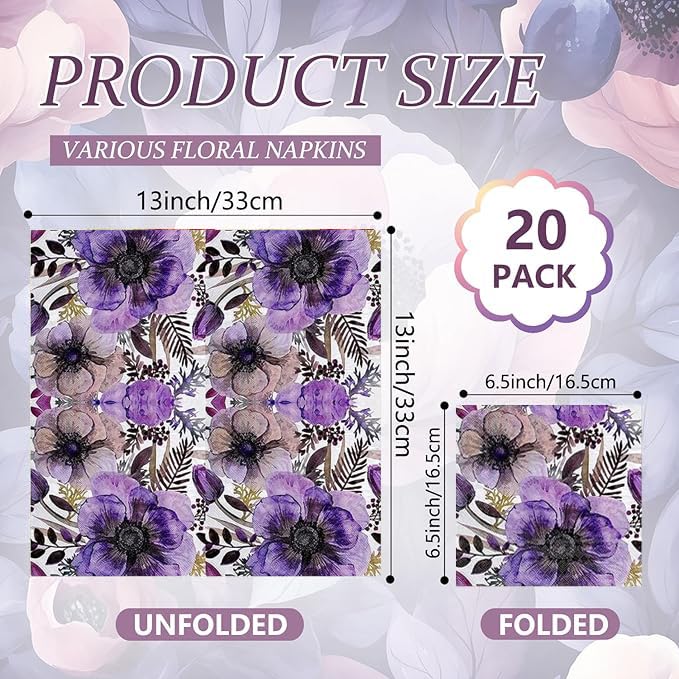 piezas de servilletas para decoupage floral