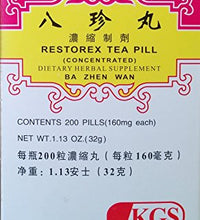 píldora de té restorex para bienestar