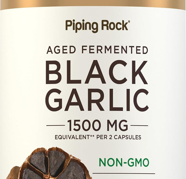 Piping Rock Ajo Negro 60 Cápsulas