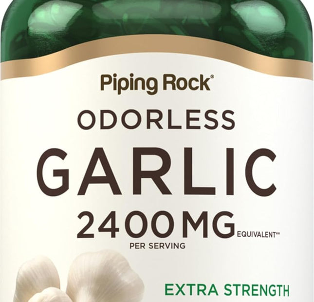 Piping Rock Ajo Sin Olor 500 mg