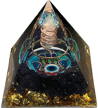 Pirámide de cristal orgón para meditación