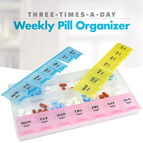 planificador de medicamentos de 21 días