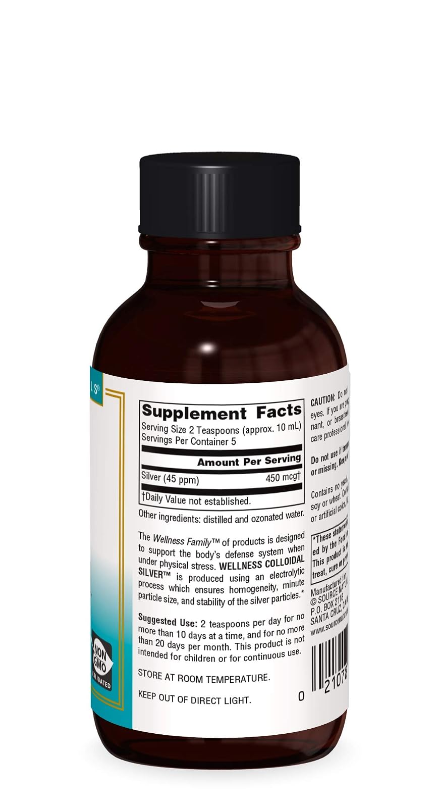 Plata coloidal 2 fl oz