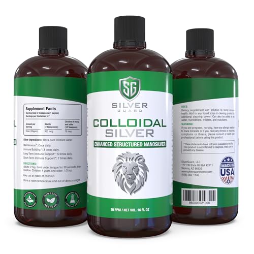 Plata coloidal para adultos saludables