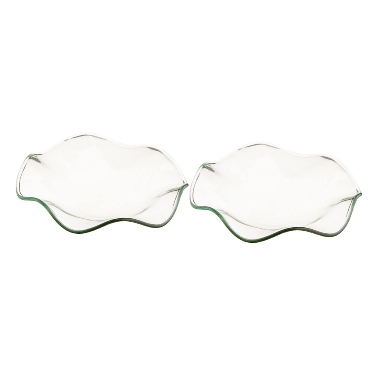plato de vidrio ideal para decoración