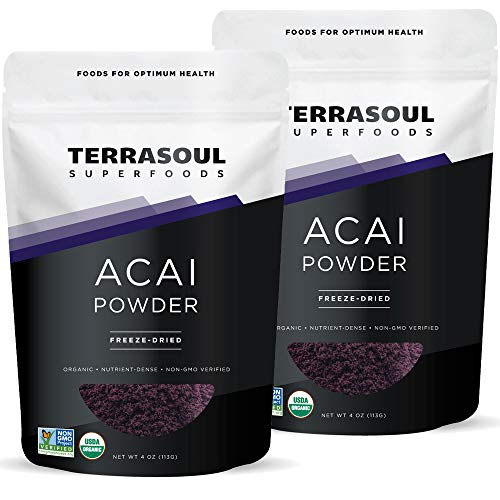 Polvo de acai orgánico para smoothies