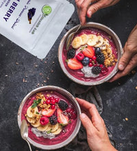 Polvo de açaí sin gluten para batidos